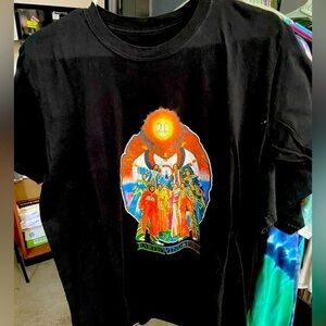 Earth, Wind and Fire Let’s Groove Tour/concert black t shirt Sz: L